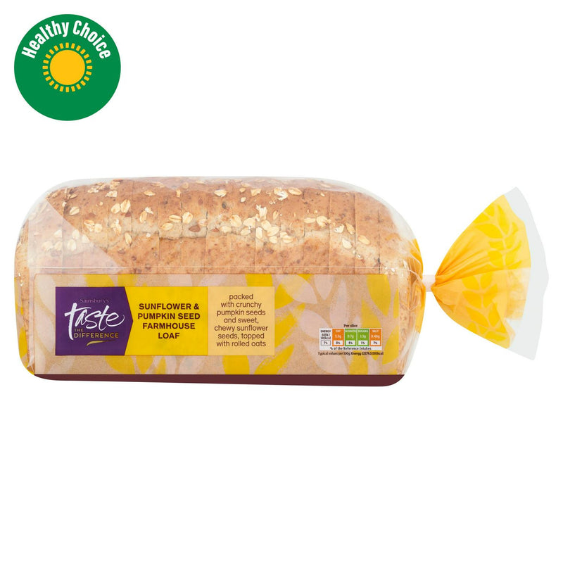 Sainsbury's Sunflower & Pumpkin Bread, Taste the Difference 800g