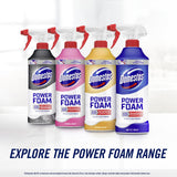 Domestos Power Foam Toilet & Bathroom Cleaner Spray Limescale Remover 450ml