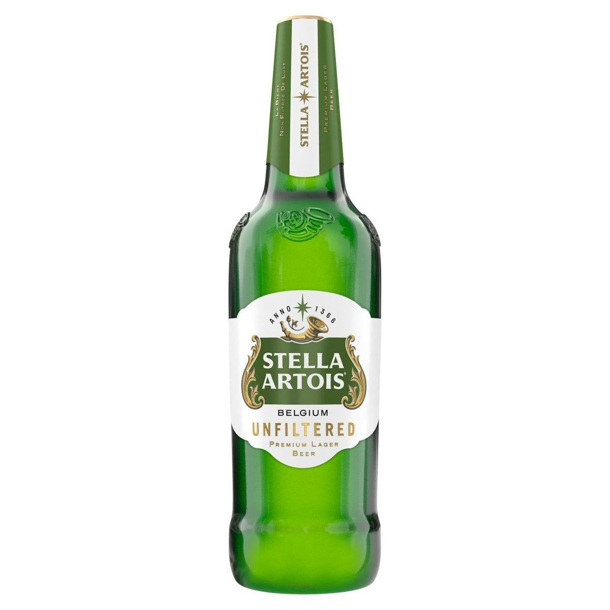 Unfiltered Premium Lager Beer 620ml Bottle