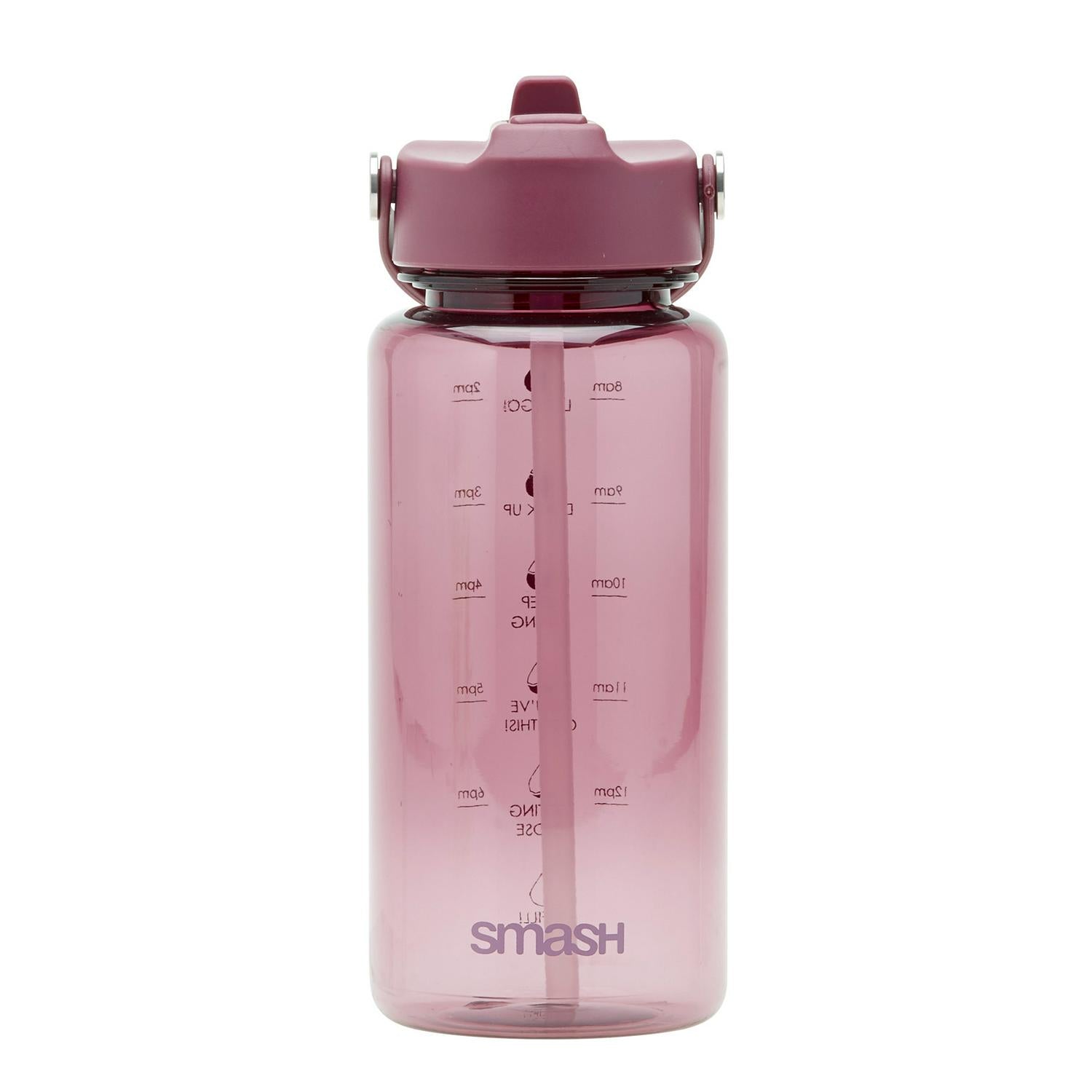 Smash burgundy tracker water bottle 800ml (British brand)