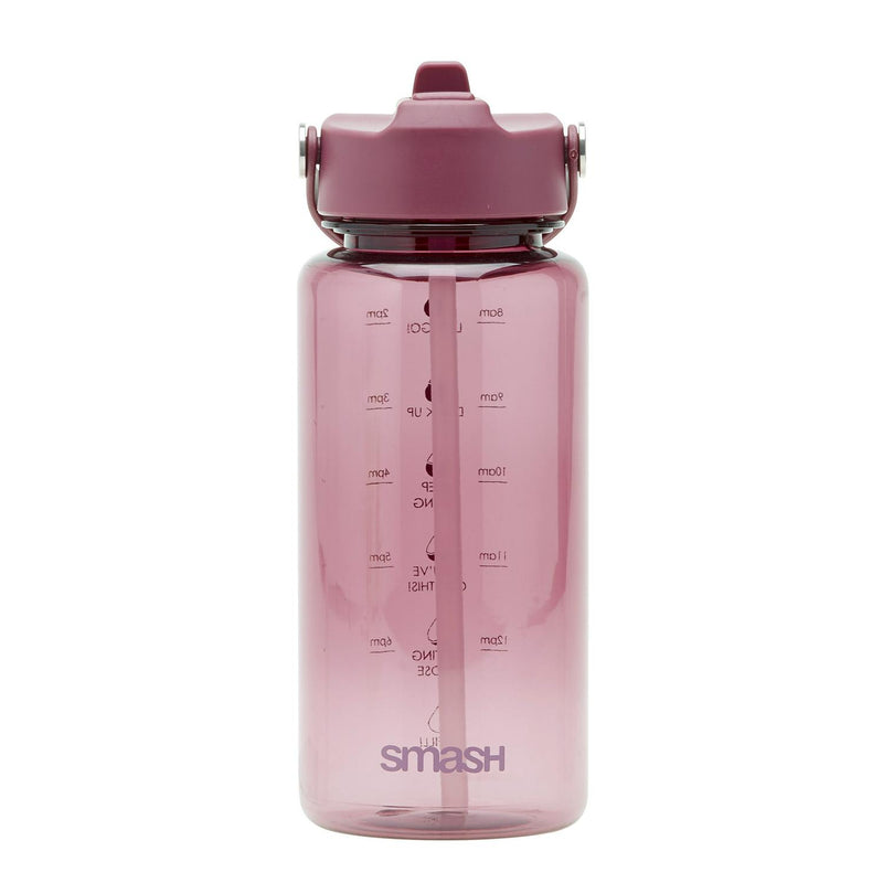 Smash burgundy tracker water bottle 800ml (British brand)