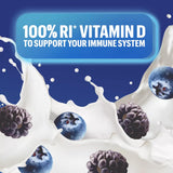 Live Yoghurt Drink with Probiotics and Vitamins, Blueberry & Blackberry, 8 x 100g Multipack