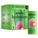 Punchy Mexican Lime Hydration Drink 4 x 330ml, imported from the UK