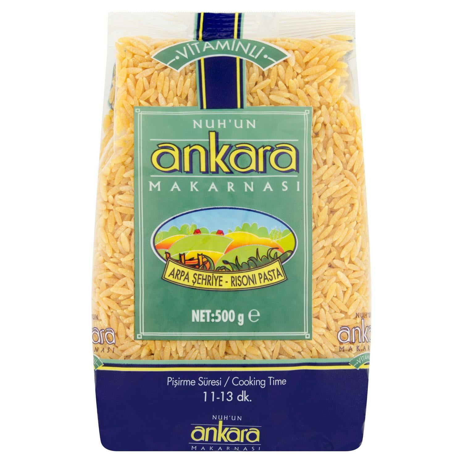 Ankara Risoni Pasta 500g Bag - British product