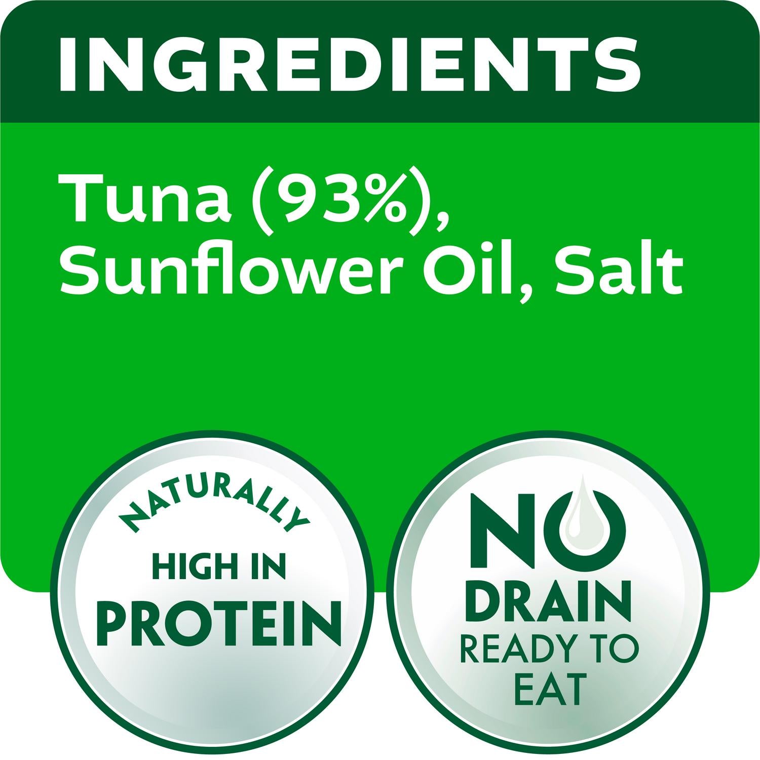 John West Tuna Steak with Sunflower Oil 110g, UK version