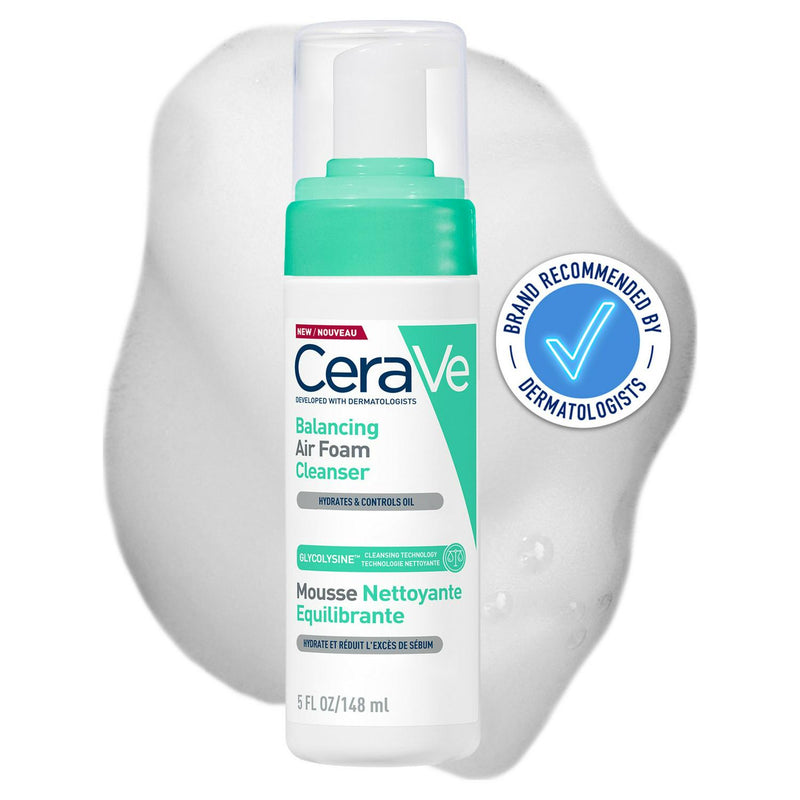 CeraVe Balancing Air Foam Facial Cleanser 148ml - British product