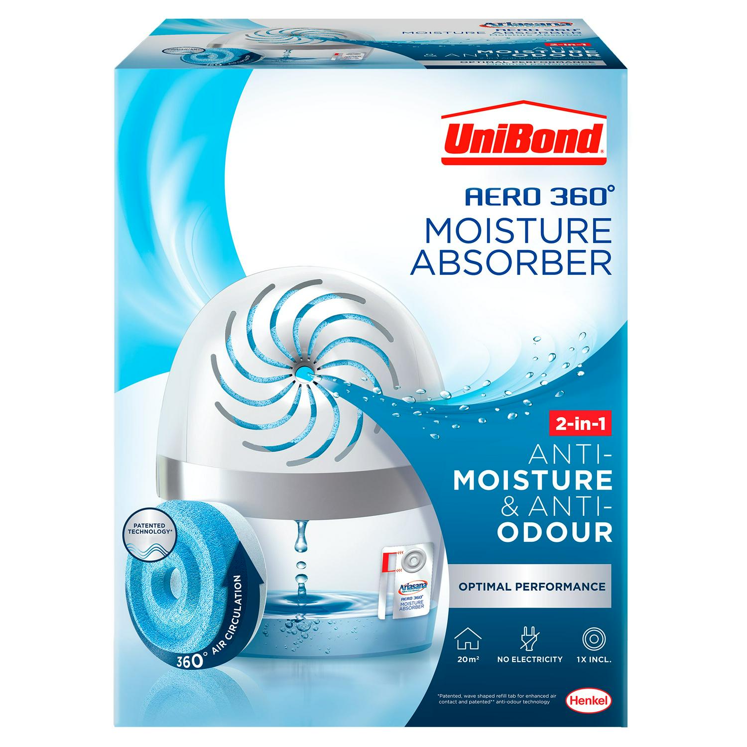 UniBond Aero Device moisture absorber refill - British product