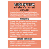 Monster Energy Monarch 500ml Energy Drink, imported from the UK