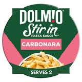 Dolmio carbonara pasta sauce stir in pot 150g - British product