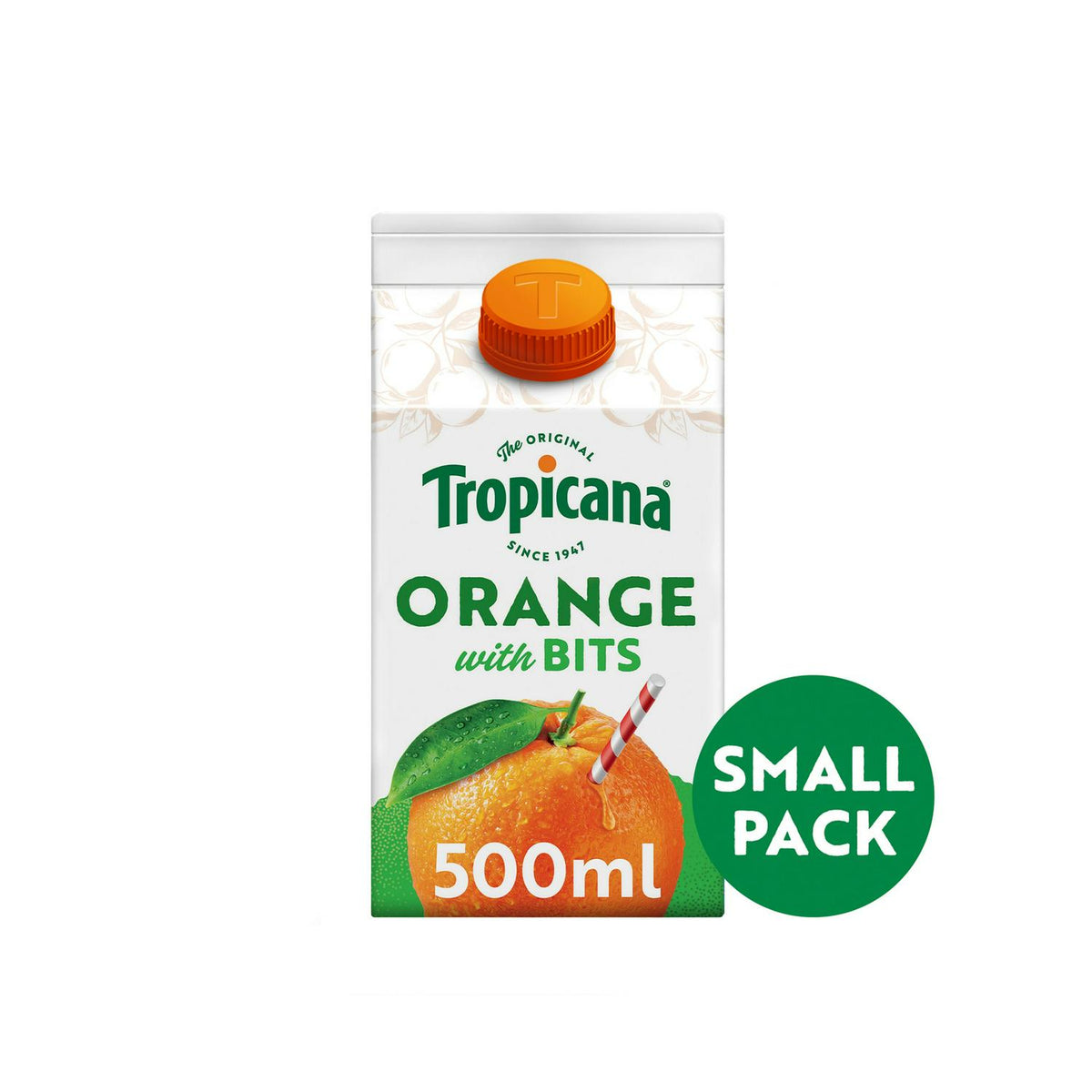 100% Pure Orange Juice with Bits 500ml