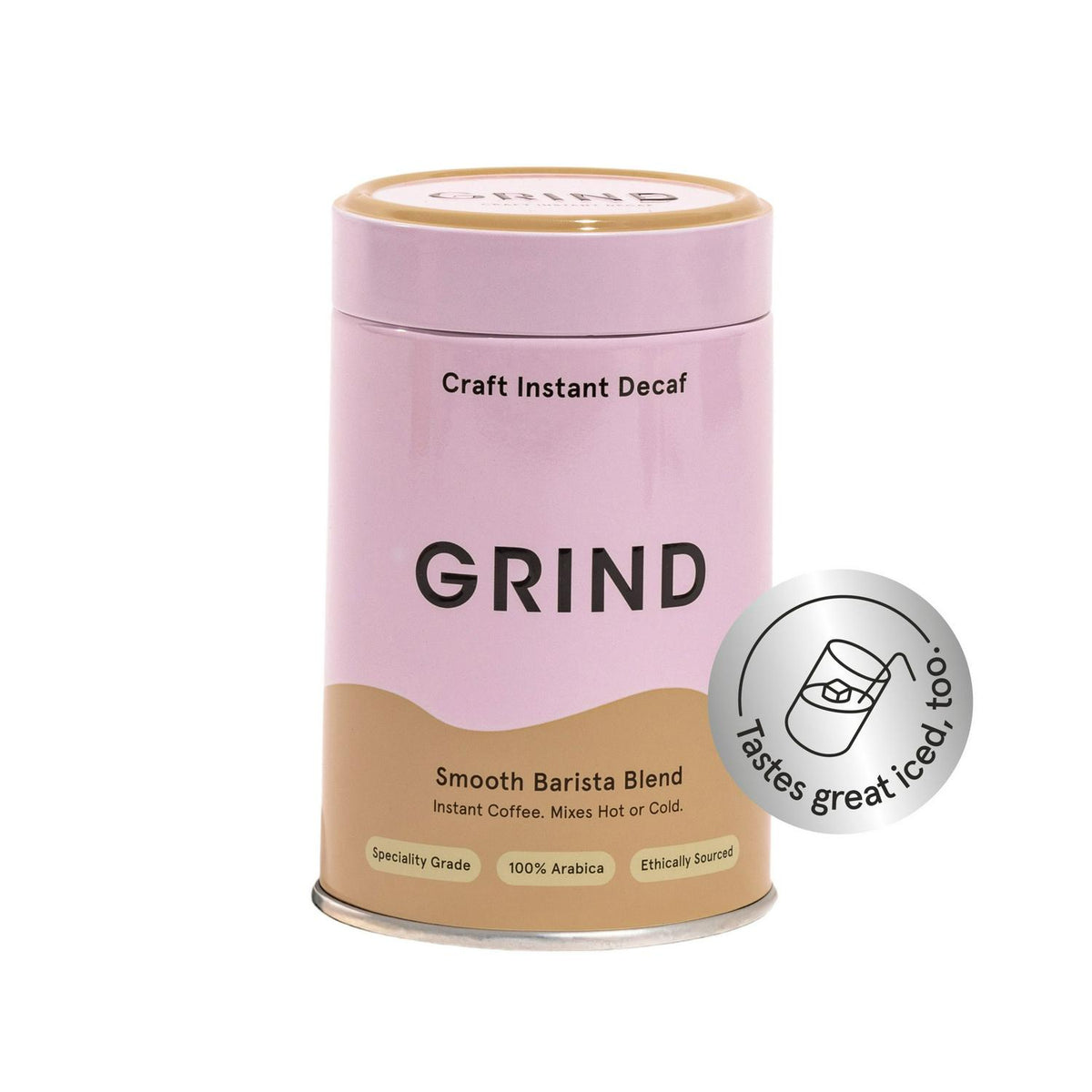Grind Smooth Barista Blend Craft Instant Decaf 90g
