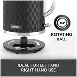 Breville Curve Kettle Black Chrome 1.7L - British product