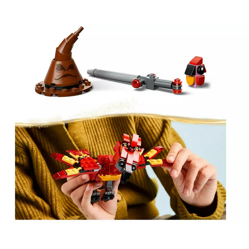 Lego Harry Potter Fawkes phoenix toy set 299 pieces, UK version