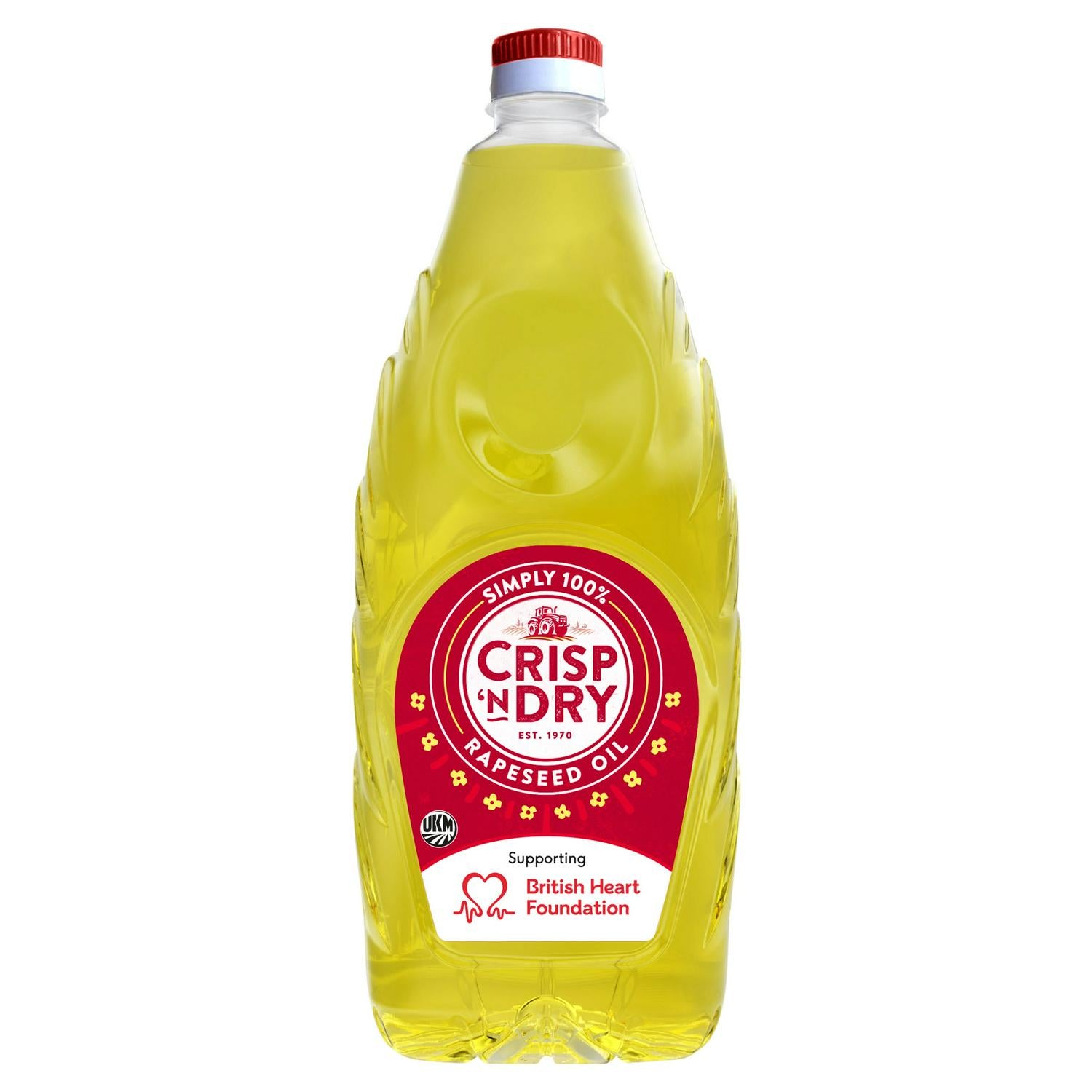 Crisp N Dry Rapeseed Oil 2 Litre Bottle - British product