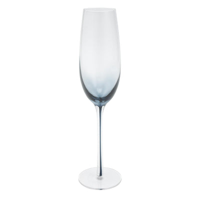 Sainsburys Habitat Navy Stem Champagne Flute Glass- Buy online at McGrocer