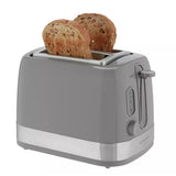Cookworks Illuminated 2 Slice Toaster Grey Plastic - British product
