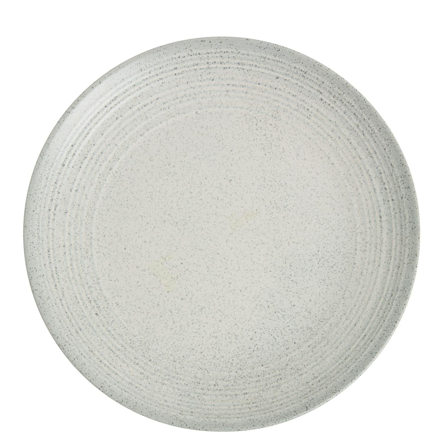 Habitat textured ripple dinner plate chalk grey UK version