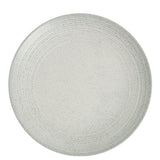 Habitat textured ripple dinner plate chalk grey UK version