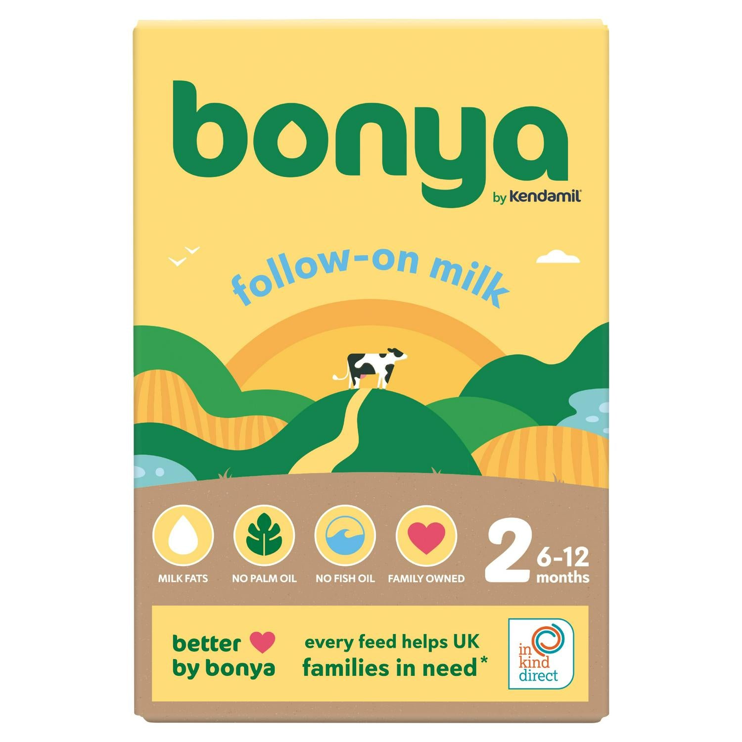 Follow-On Milk for Infants 6-12 Months 800g with DHA and No Palm Oil