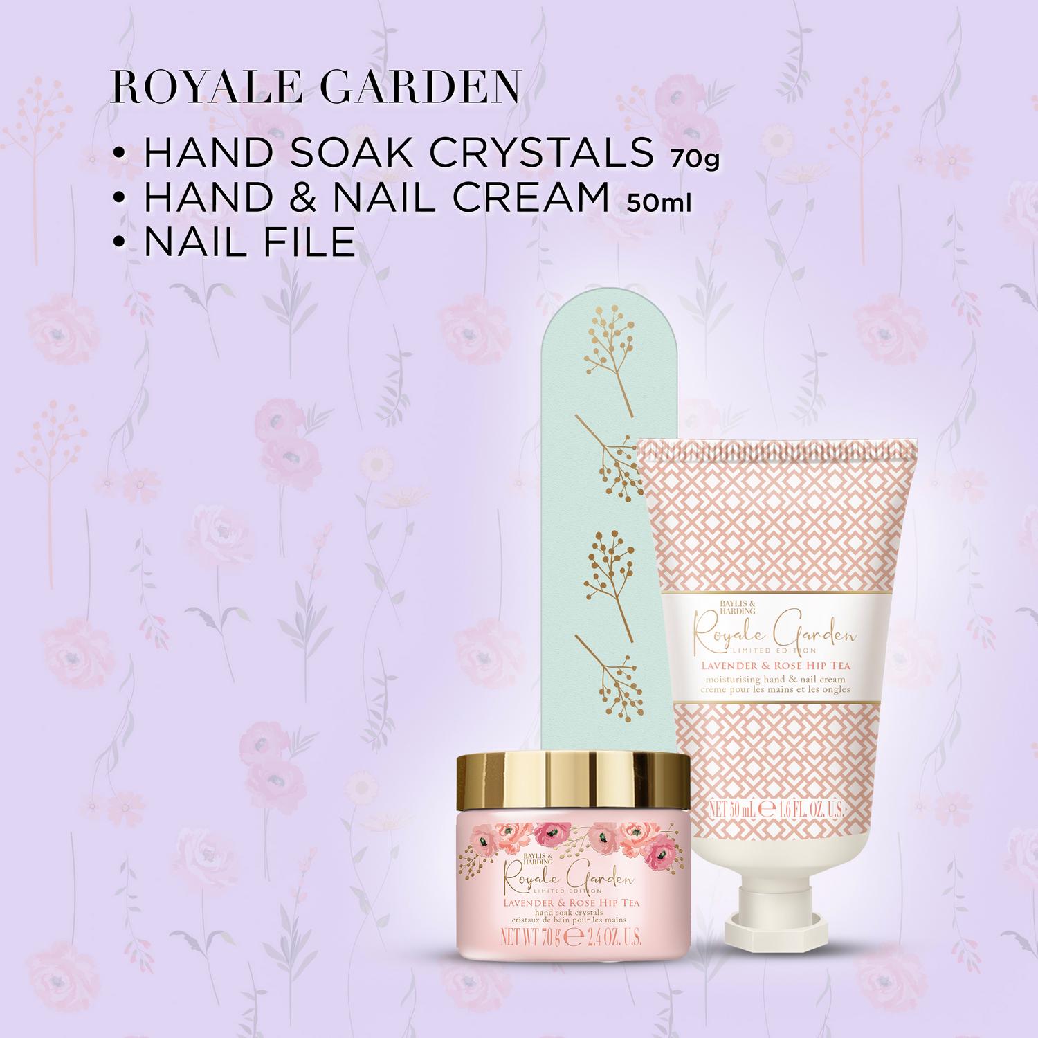 Baylis & Harding Hand & Nail Care Gift Set Lavender Rosehip Tea - British product