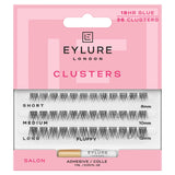 Eylure Clusters Fluffy False Eyelashes with Glue - British product