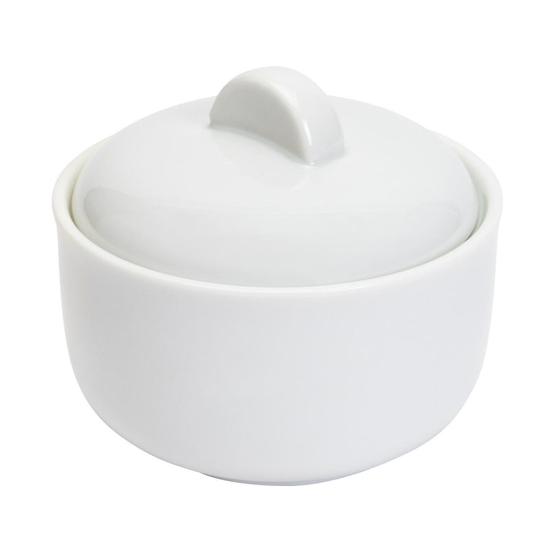 Habitat Riko white porcelain sugar bowl, UK version