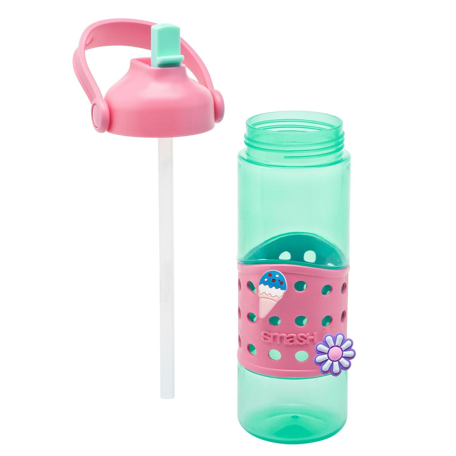 Smash pink turquoise charm bottle 750ml (British brand)
