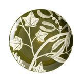 Habitat floral green stoneware side plate, UK version