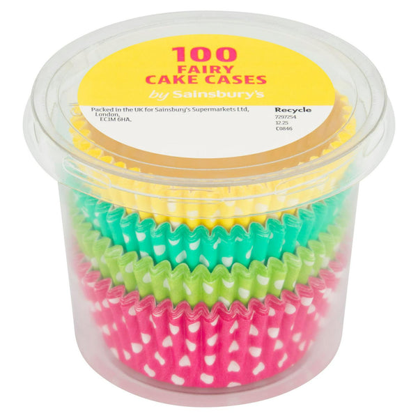 Polka Dot Paper Baking Cases 100 Pack