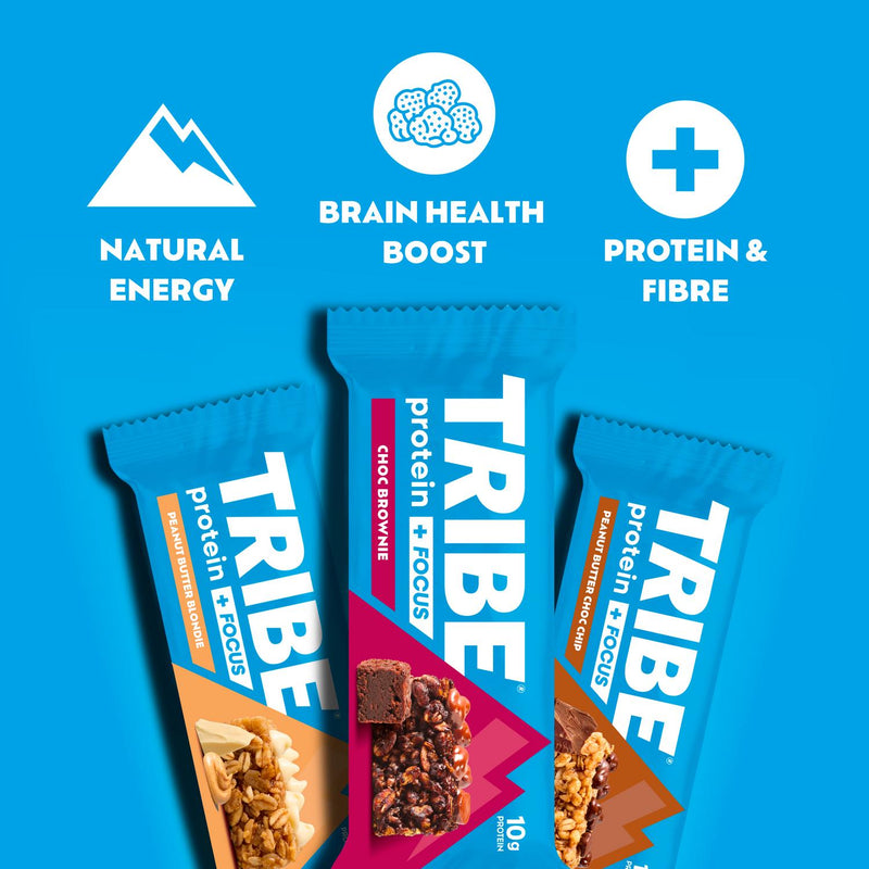 Tribe Protein & Focus Peanut Butter Blondie 60g (British brand)