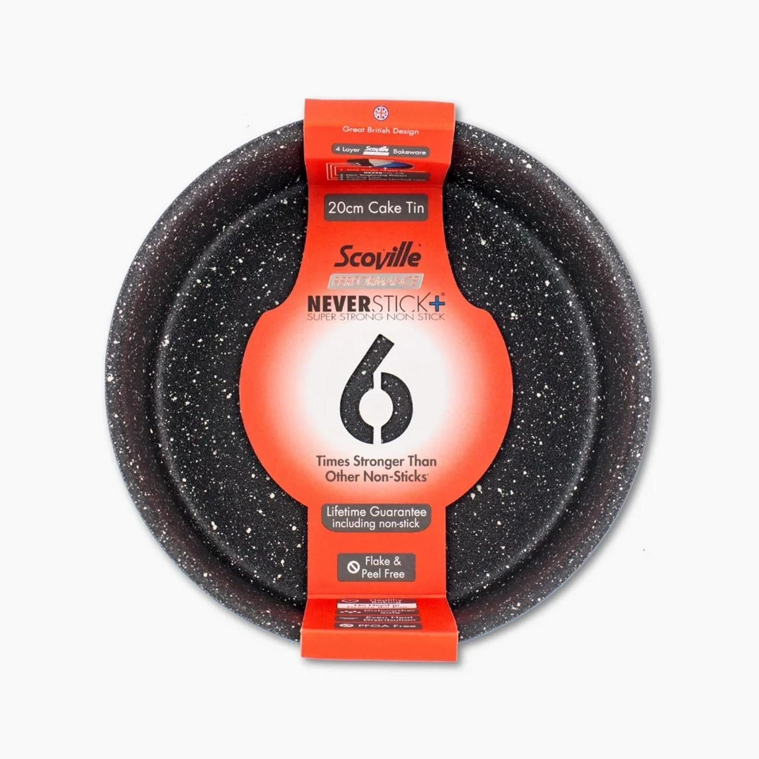 Scoville Performance Neverstick+ round cake tin 20cm (British brand)
