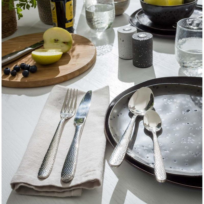 Habitat hammered silverware set 16 piece, UK version