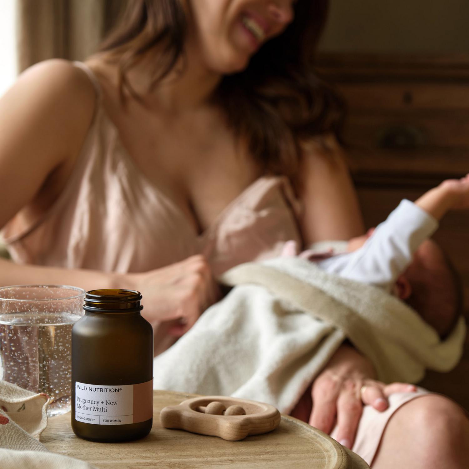 Pregnancy and New Mother Multi-Vitamin Capsules 90 Count with Folic Acid