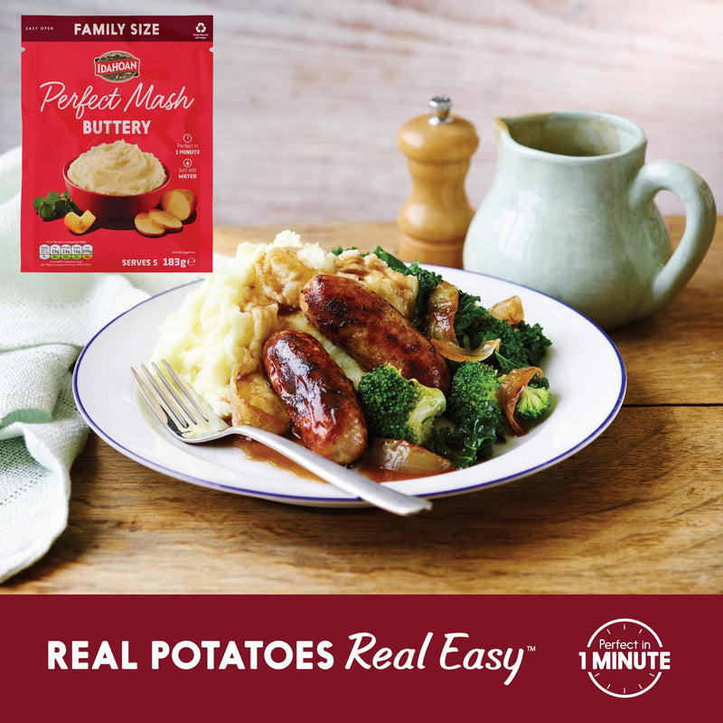Idahoan Perfect Mash Buttery 183g, UK version