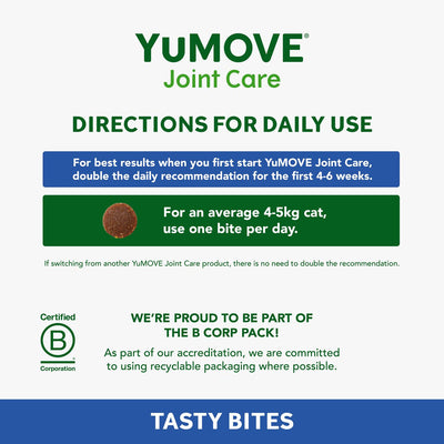 YuMOVE Joint Care Daily Bites for Senior Cats 45g