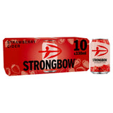 Lightly Sparkling Strawberry Cider Cans 10 x 330ml