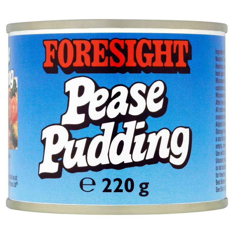 Foresight Pease Pudding 220g ready cooked vegetable dish - British product