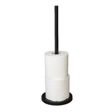 Sainsbury's Home Matte Black Toilet Roll Store