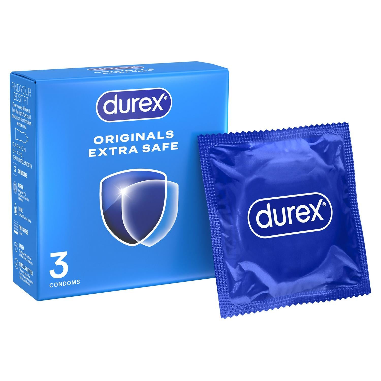 Durex Extra Safe condoms 3 pack - British product
