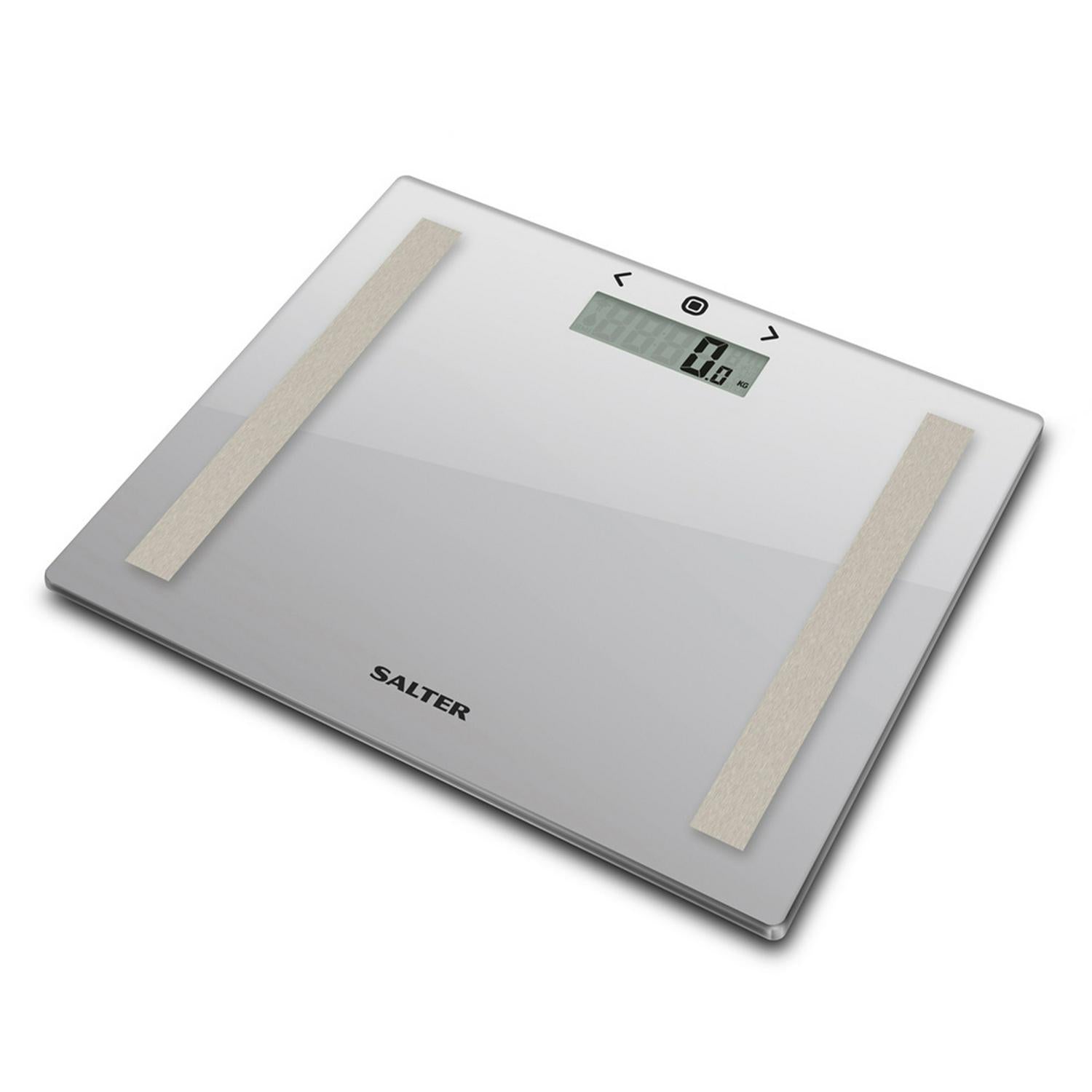 Salter Compact Glass Body Analyser Silver (British brand)