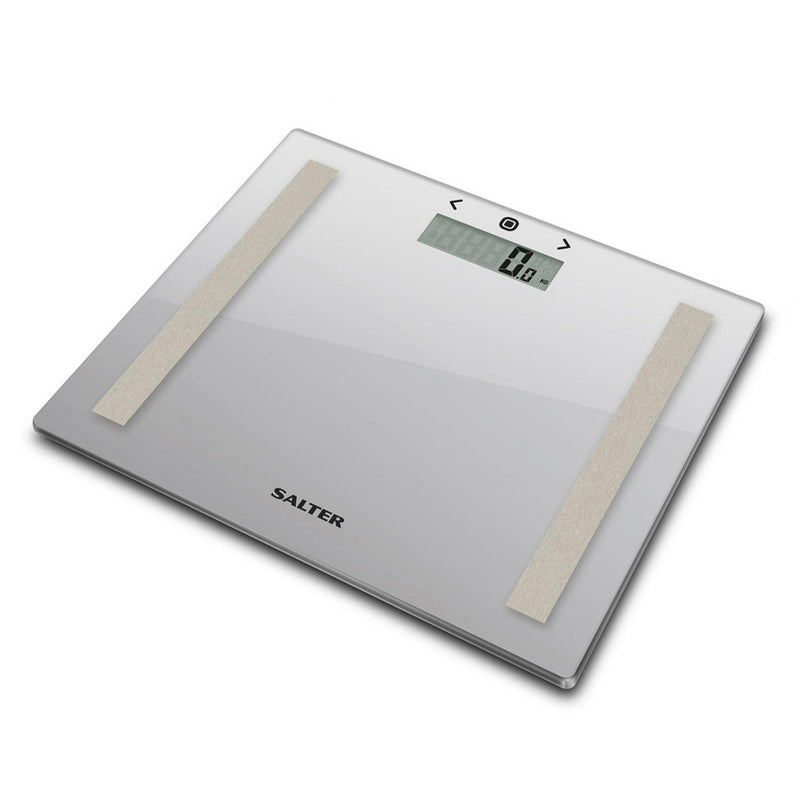 Salter Compact Glass Body Analyser Silver (British brand)