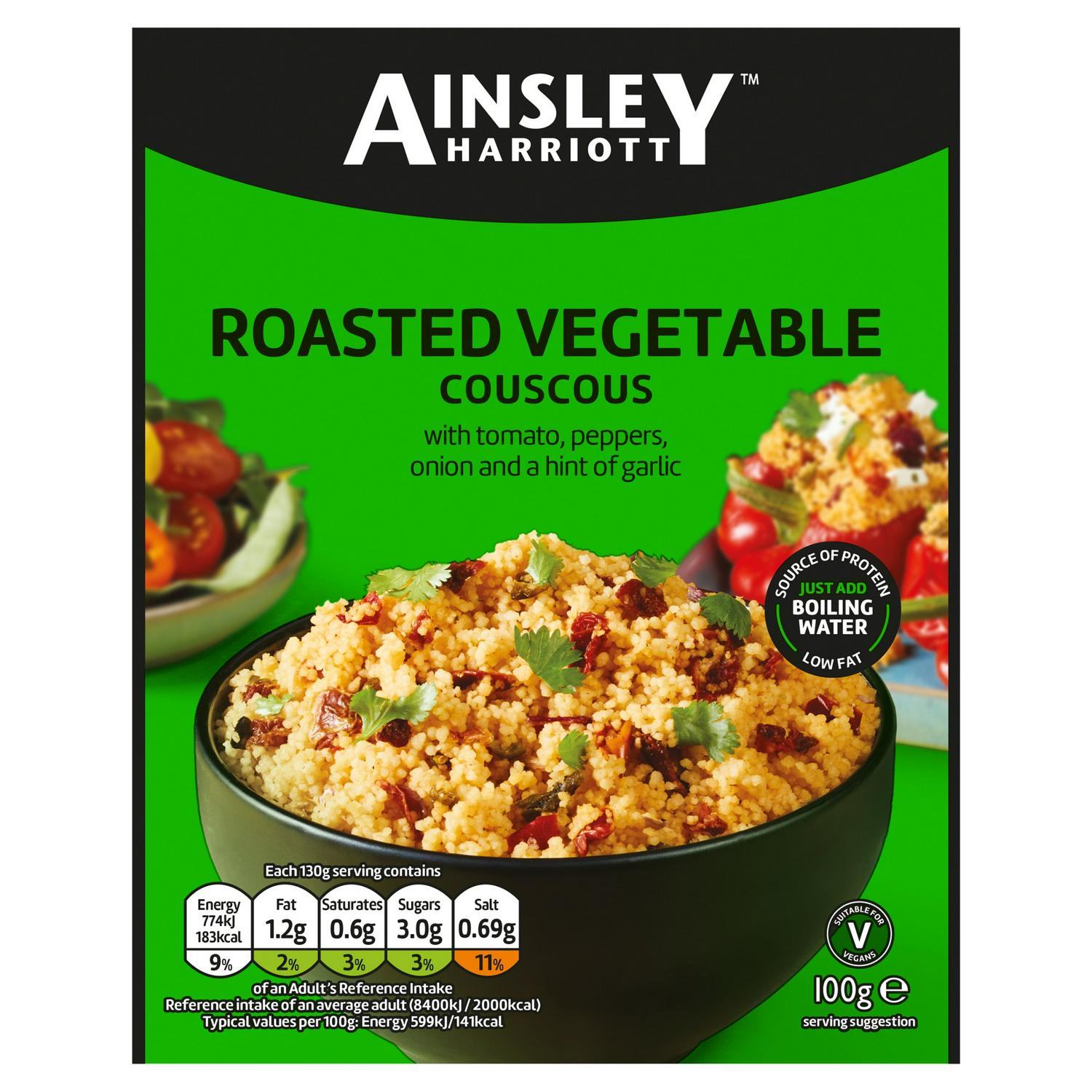 Ainsley Harriott Roasted Vegetable Cous Cous 100g - British product