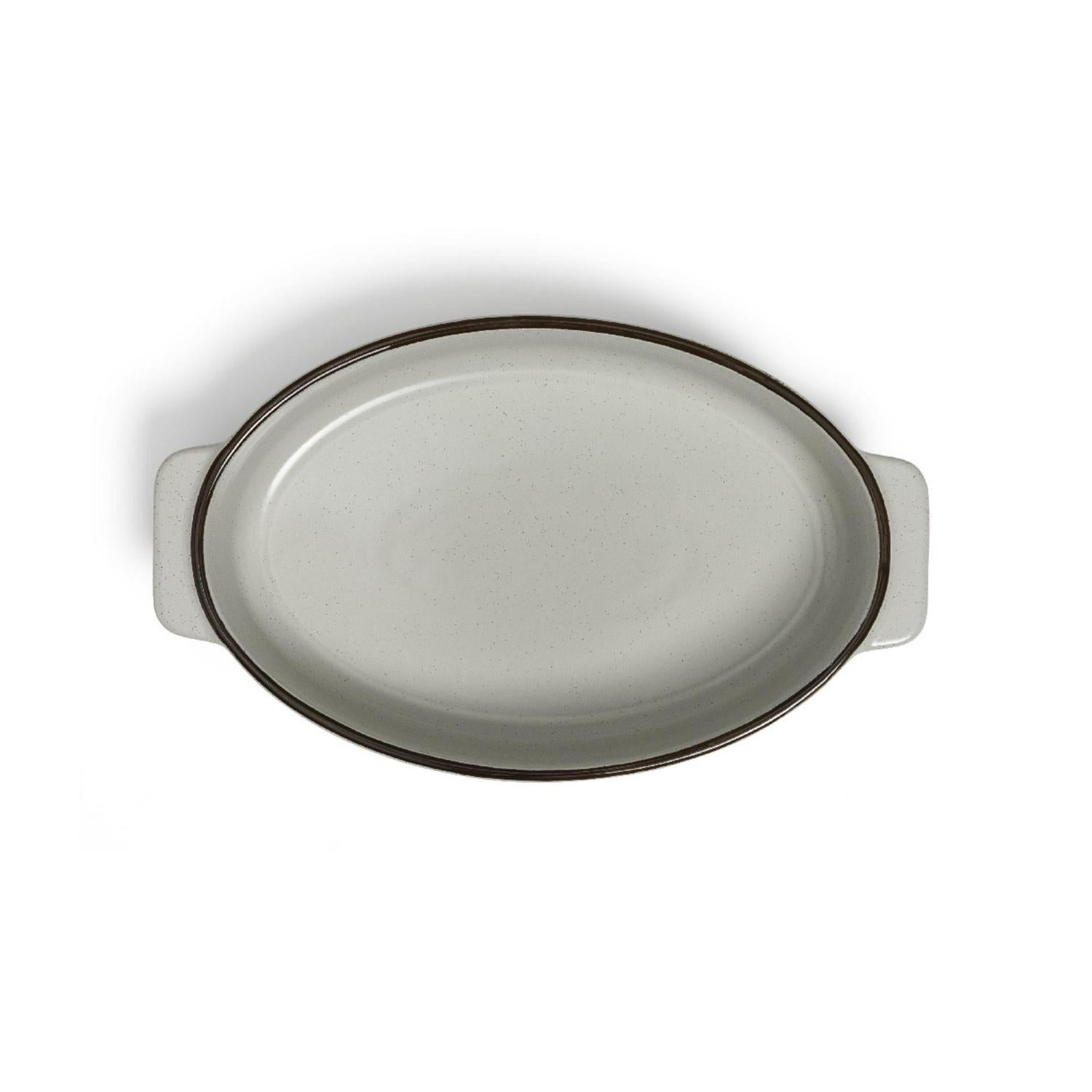 Habitat Ceramic Oval Roaster Grey 29cm, UK version