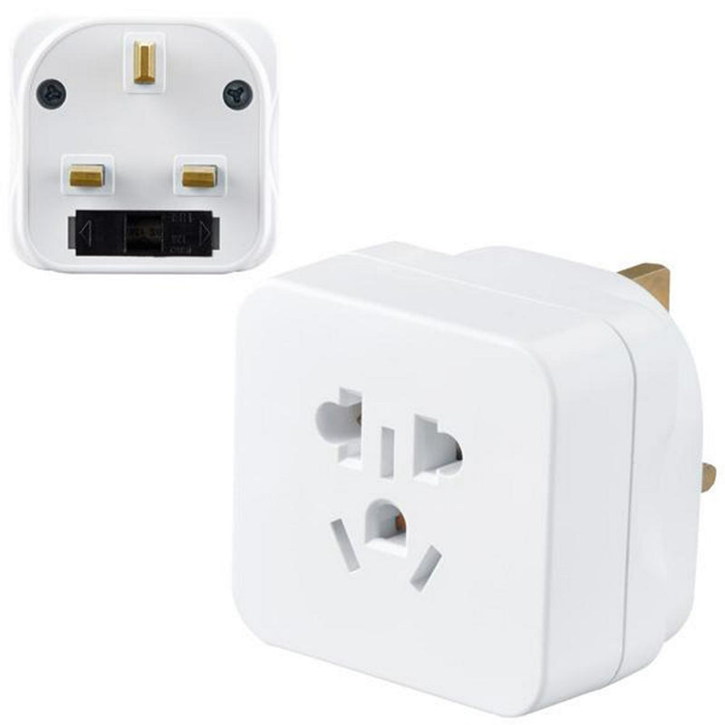 Masterplug visitor to UK travel adaptor 1 pack, imported from the UK