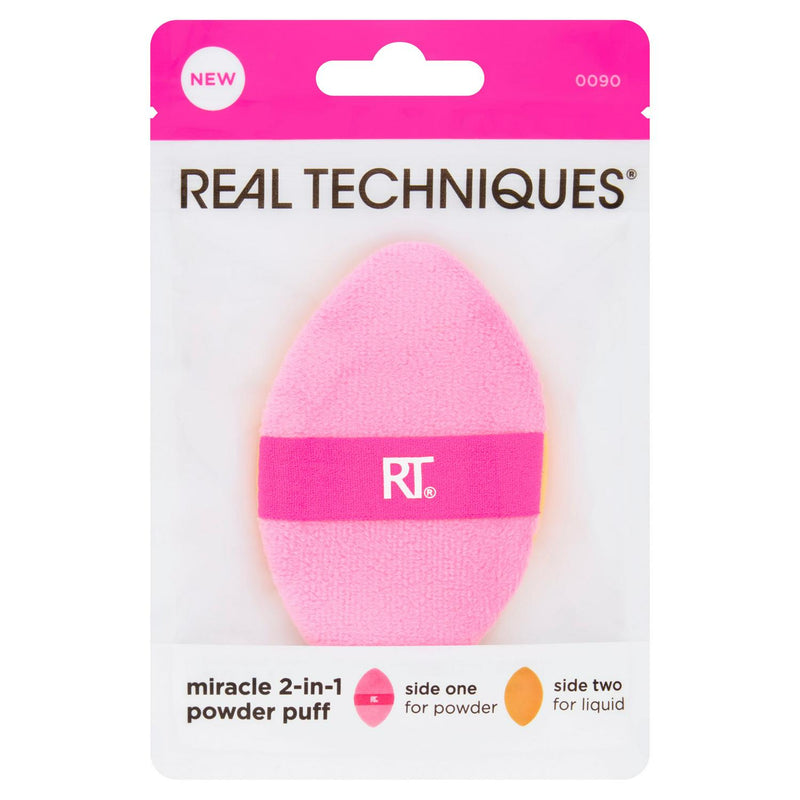 Real Techniques Miracle 2 In 1 Powder Puff, imported from the UK