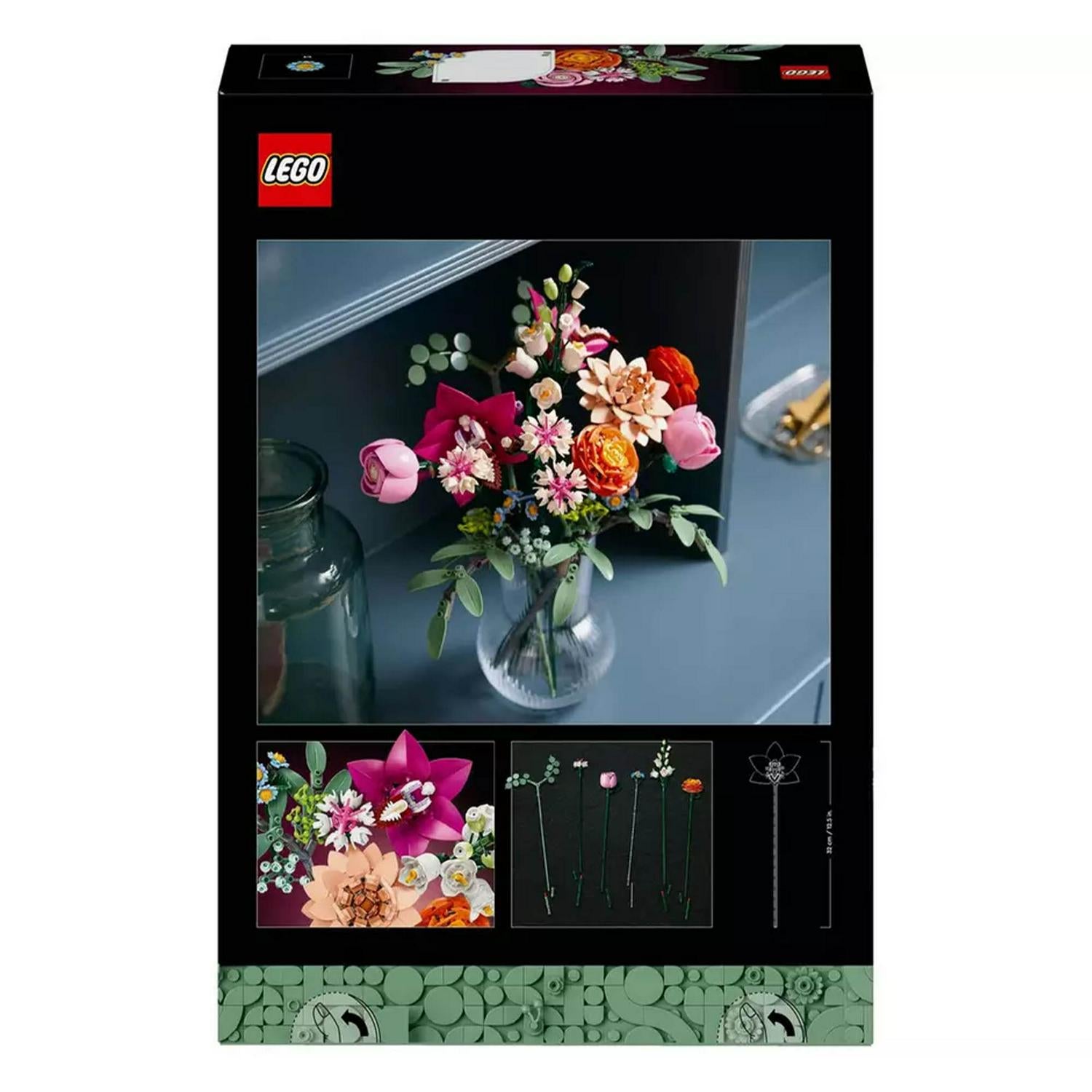 LEGO Botanicals flower bouquet building kit, imported from the UK