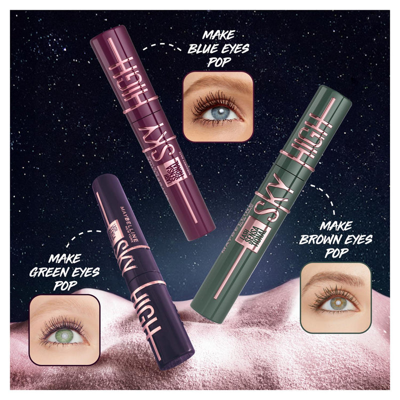 Maybelline Sky High Green Altitude Volume Mascara, imported from the UK