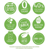 Pure Via Xylitol sweetener 225g, imported from the UK