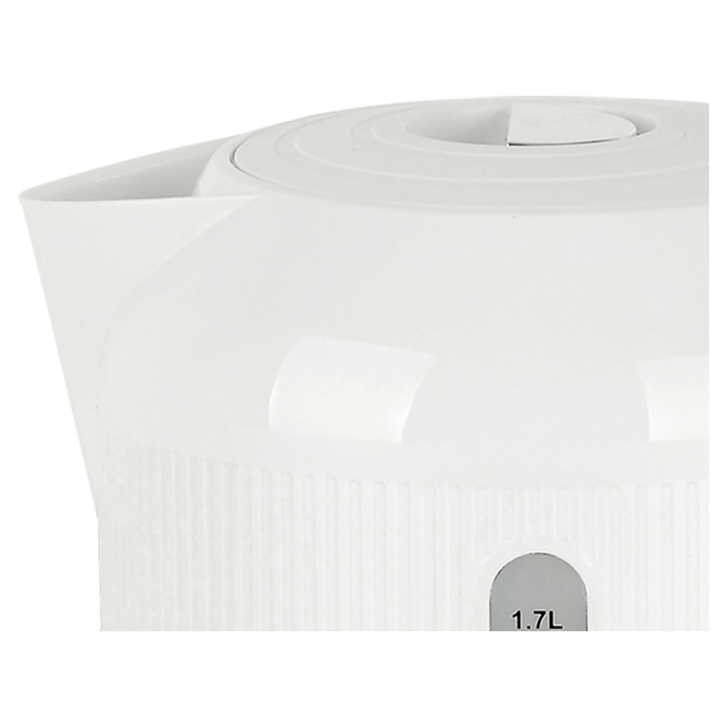 Cookworks white electric kettle 1.7L - British product