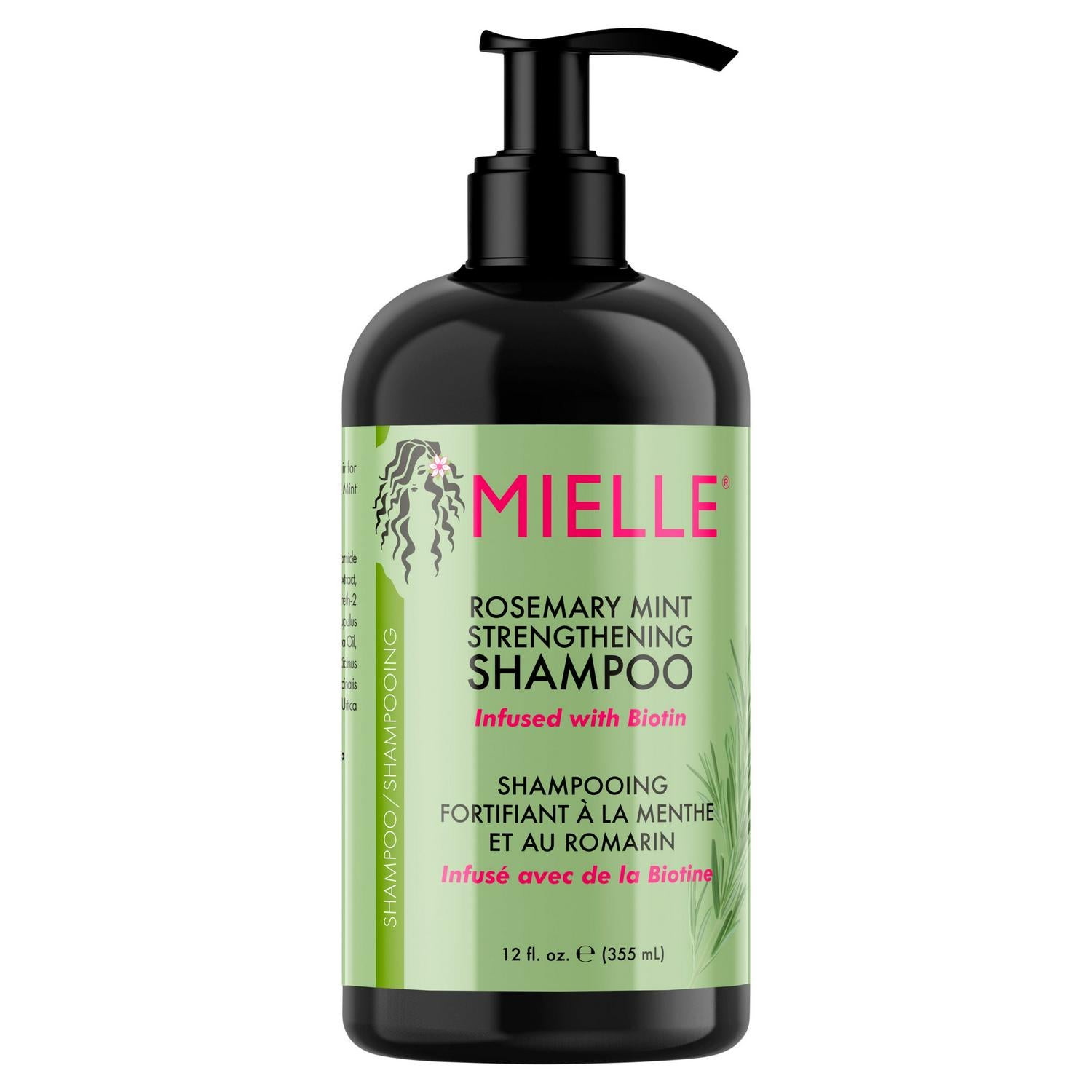 Mielle rosemary mint strengthening shampoo 355ml, imported from the UK